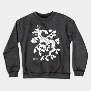 Leafy Seadragon (white line) Crewneck Sweatshirt